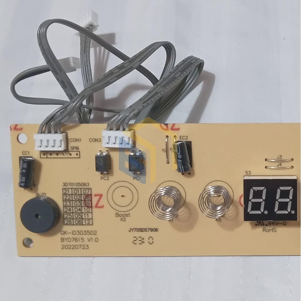 Плата дисплея (2D20105170) варильної поверхні Grunhelm GPI 523 B (128689)