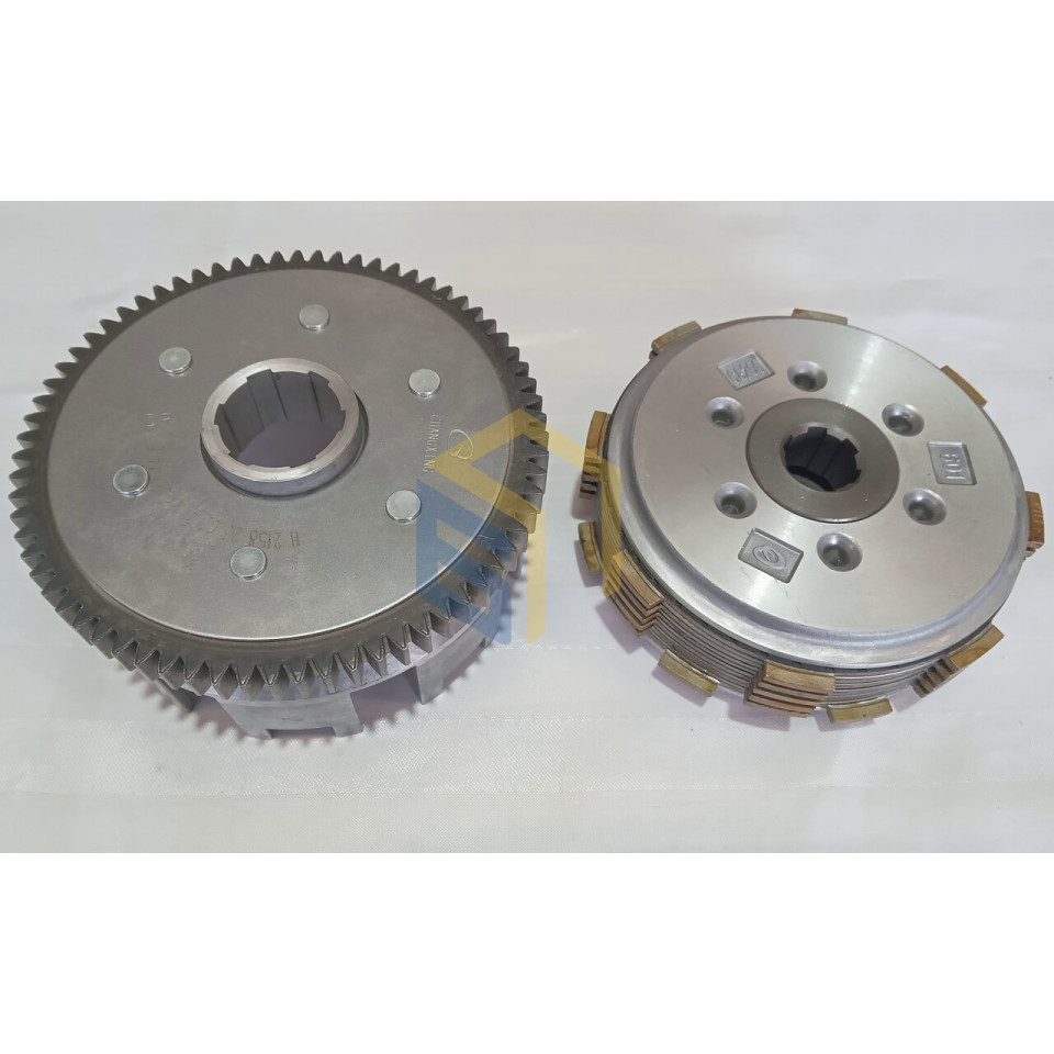 Зчеплення ведене у зборі двигуна CBB250 (170FMM) мотоцикла Forte CROSS 250, 250PRO, 300 (129070)