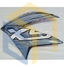 Пластик паливного баку лівий (червоний, жовтий) мотоцикла Forte CROSS 250, 250PRO, 300 (129138)