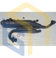 Глушник у зборі мотоцикла Forte CROSS 250, 250PRO, 300 (129162)