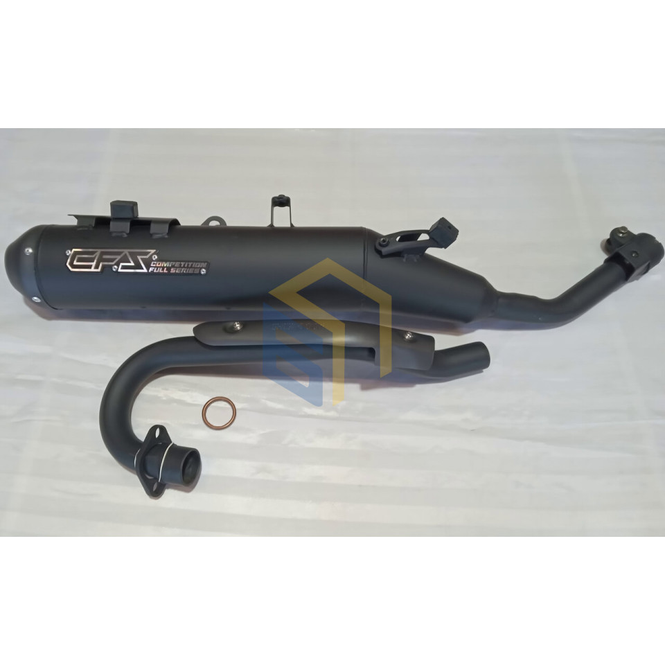 Глушник у зборі мотоцикла Forte CROSS 250, 250PRO, 300 (129162)