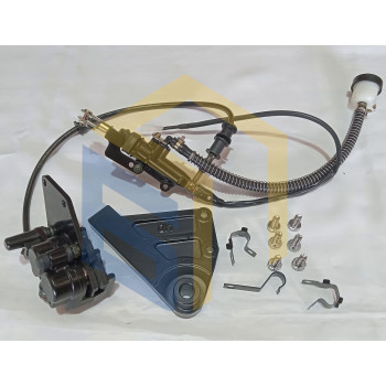Гальма дискові задні у зборі мотоцикла Forte CROSS 250, 250PRO, 300 (129166)