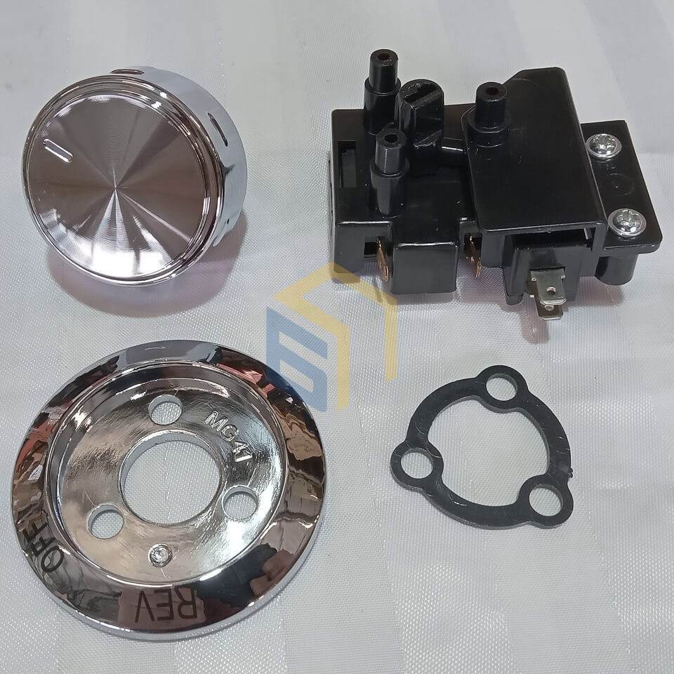 Перемикач поворотний у зборі м'ясорубки Grunhelm AMG180SB (129512)