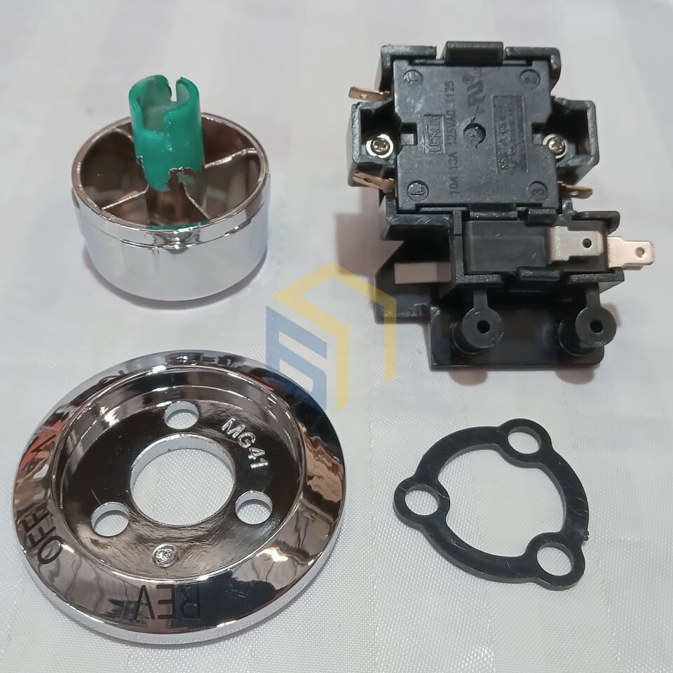 Перемикач поворотний у зборі м'ясорубки Grunhelm AMG180SS (129512)