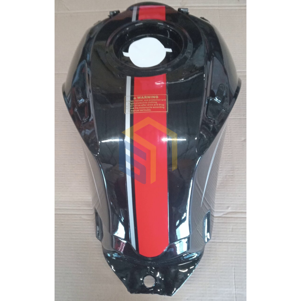 Бак паливний (червона полоса) мотоцикла Forte 200R (129752)