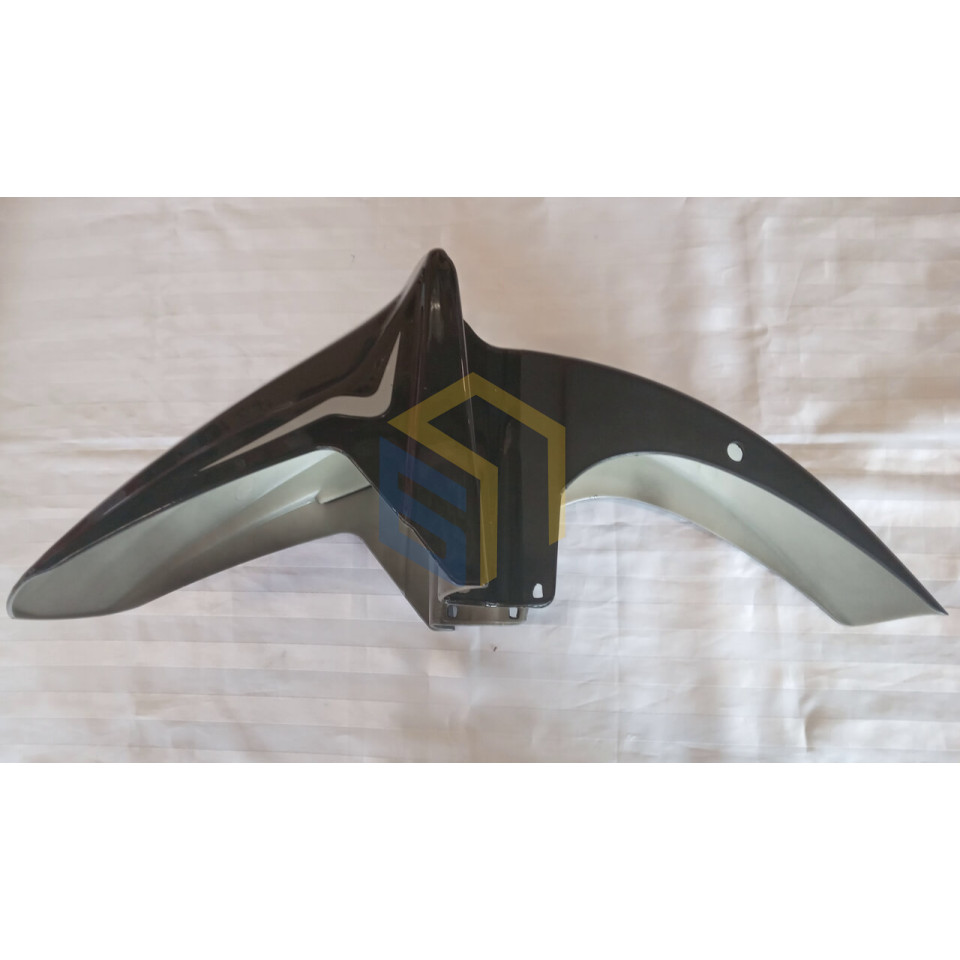 Крило переднє (біла полоса) чорне мотоцикла Forte 200R (129755)