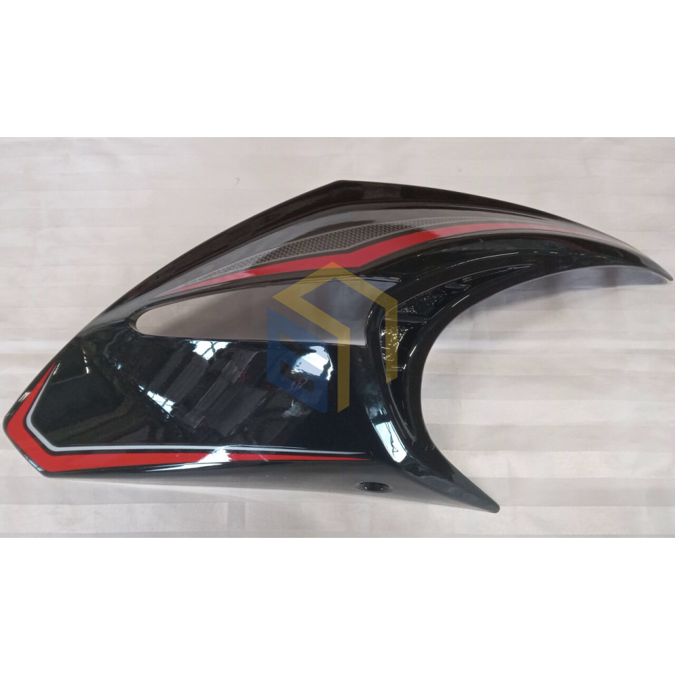 Панель захисна (ліва) паливного баку (червоні полоси) мотоцикла Forte 200R (129760)