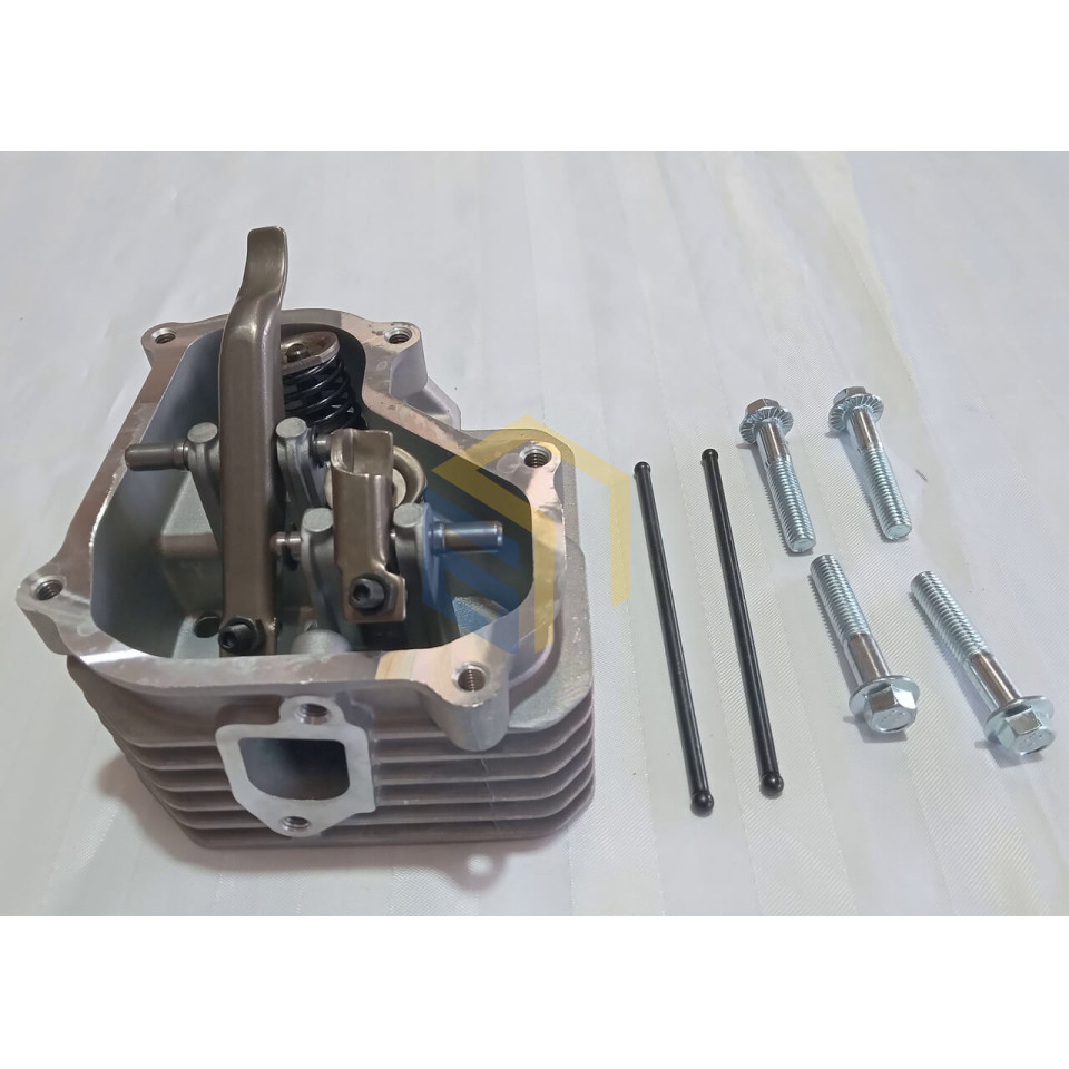 Головка циліндра з клапанами у зборі газонокосарки бензинової Grunhelm S461VHY, А400, S463 (130197)