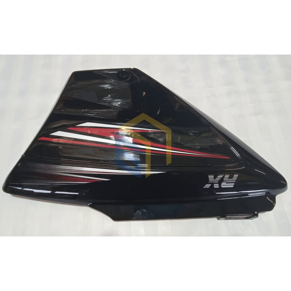 Кришка права бічна чорна мотоцикла Forte ALFA NEW FT125-RX (131453)