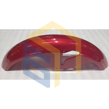 Крило переднє червоне у зборі мотоцикла Forte ALFA NEW FT125-RX (131627)