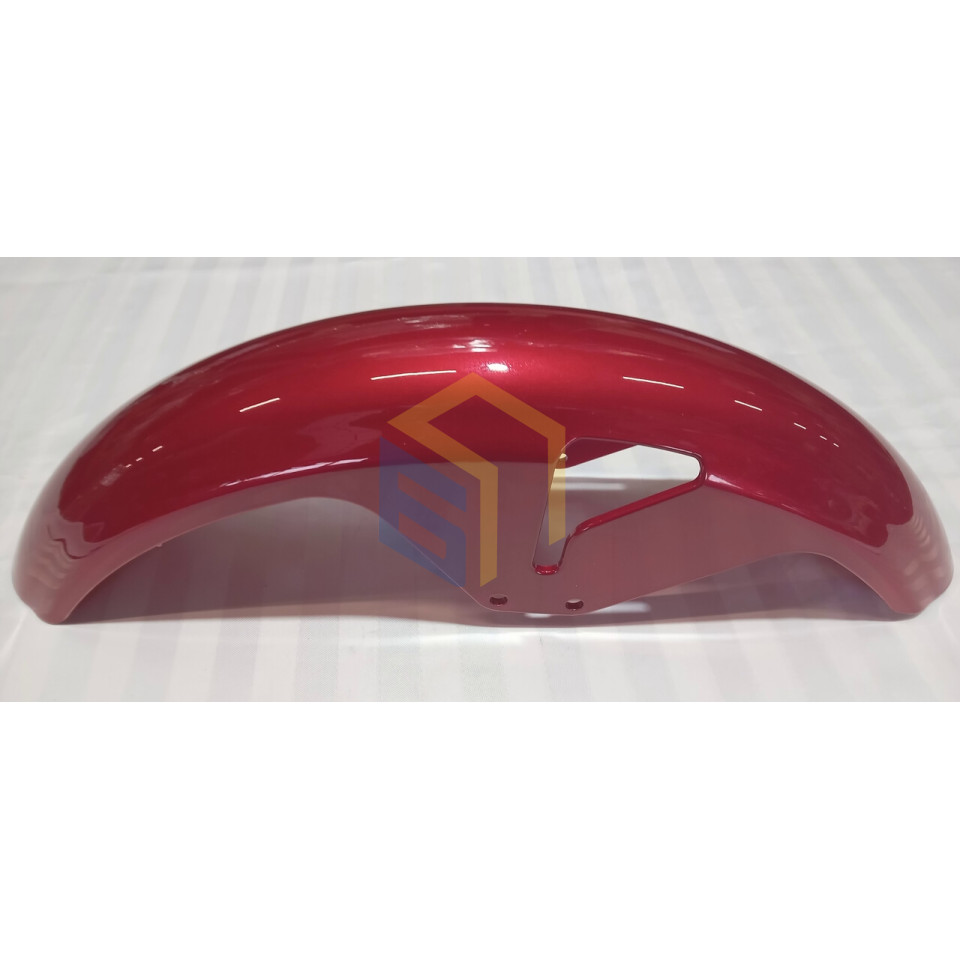 Крило переднє червоне у зборі мотоцикла Forte ALFA NEW FT125-RX (131627)