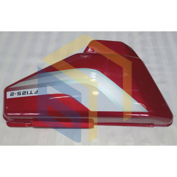 Ліва бічна кришка червона мотоцикла Forte ALFA NEW FT125-RX (131633)