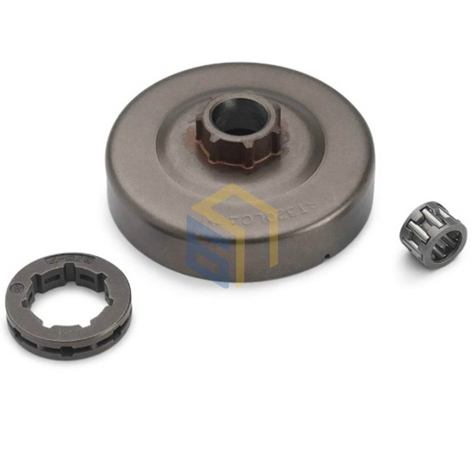 Тарілка зчеплення з вінцем та голчастим підшипником бензопили Stihl MS 180 (Китай) (132224)