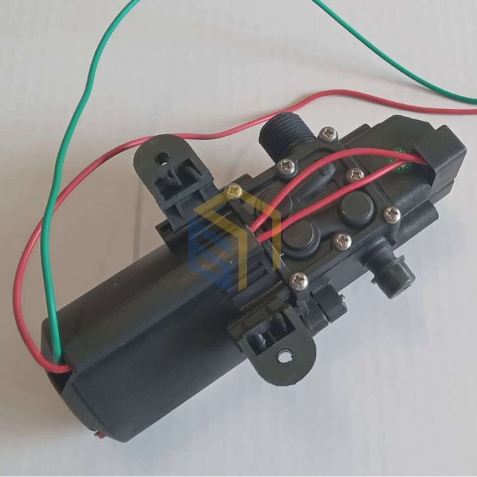 Двигатель с насосом (2 крепления) KF-2203, 12В, 2,1А, опрыскивателя аккумуляторного Grunhelm GHS-16M (136804)