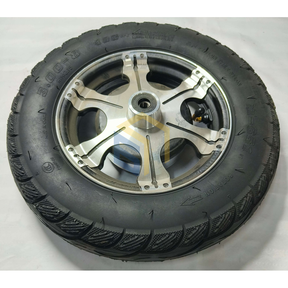 Колесо переднє з шиною електроскутера FORTE FAMILY (137039)