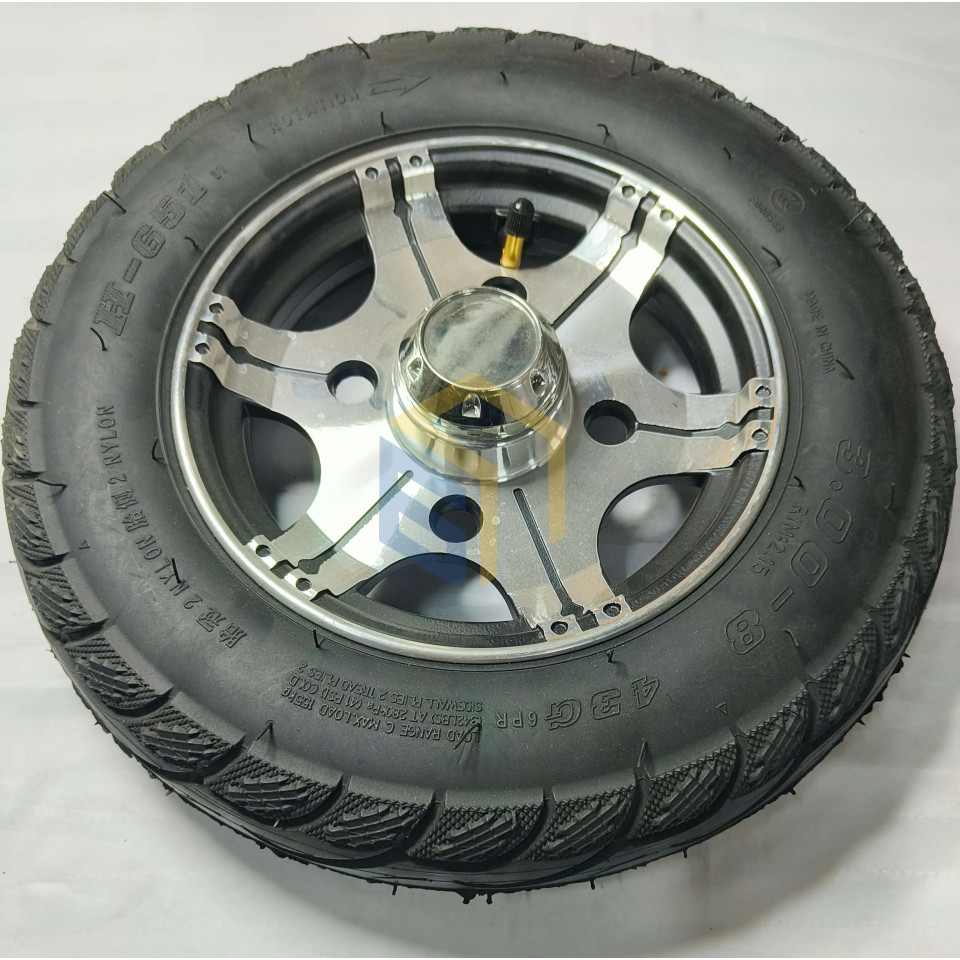 Колесо заднє з шиною електроскутера FORTE FAMILY (137040)