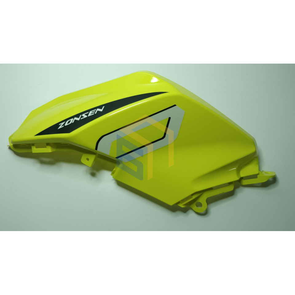 Ліва захисна пластина бака (зелена) мотоцикла ZONSEN BATTLO 5R (140341)