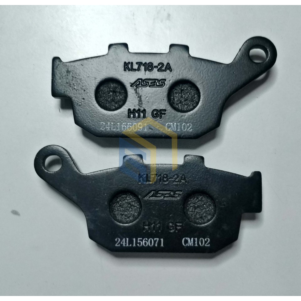 Задні гальмівні колодки мотоцикла ZONSEN BATTLO 5R (140391)