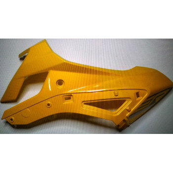 Ліва накладка паливного бака (жовта) мотоцикла ZONSEN CARRERA 250,300 (140425, 140427)
