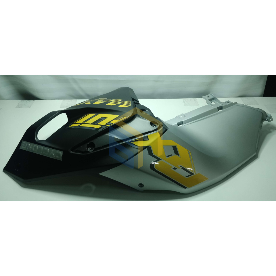 Права захисна панель паливного бака (чорна) мотоцикла CYCLONE RX401 (140639)