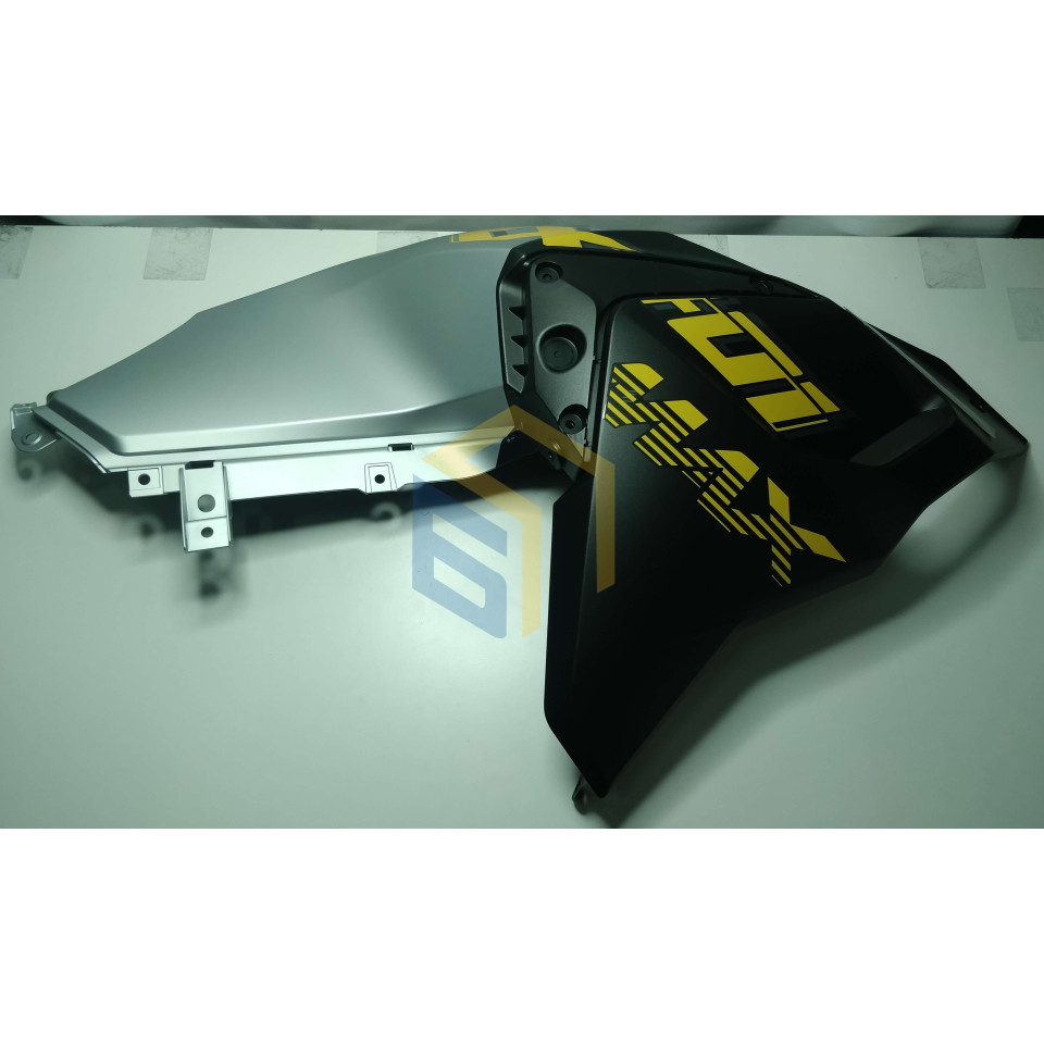 Права захисна панель паливного бака (чорна) мотоцикла CYCLONE RX401 (140639)