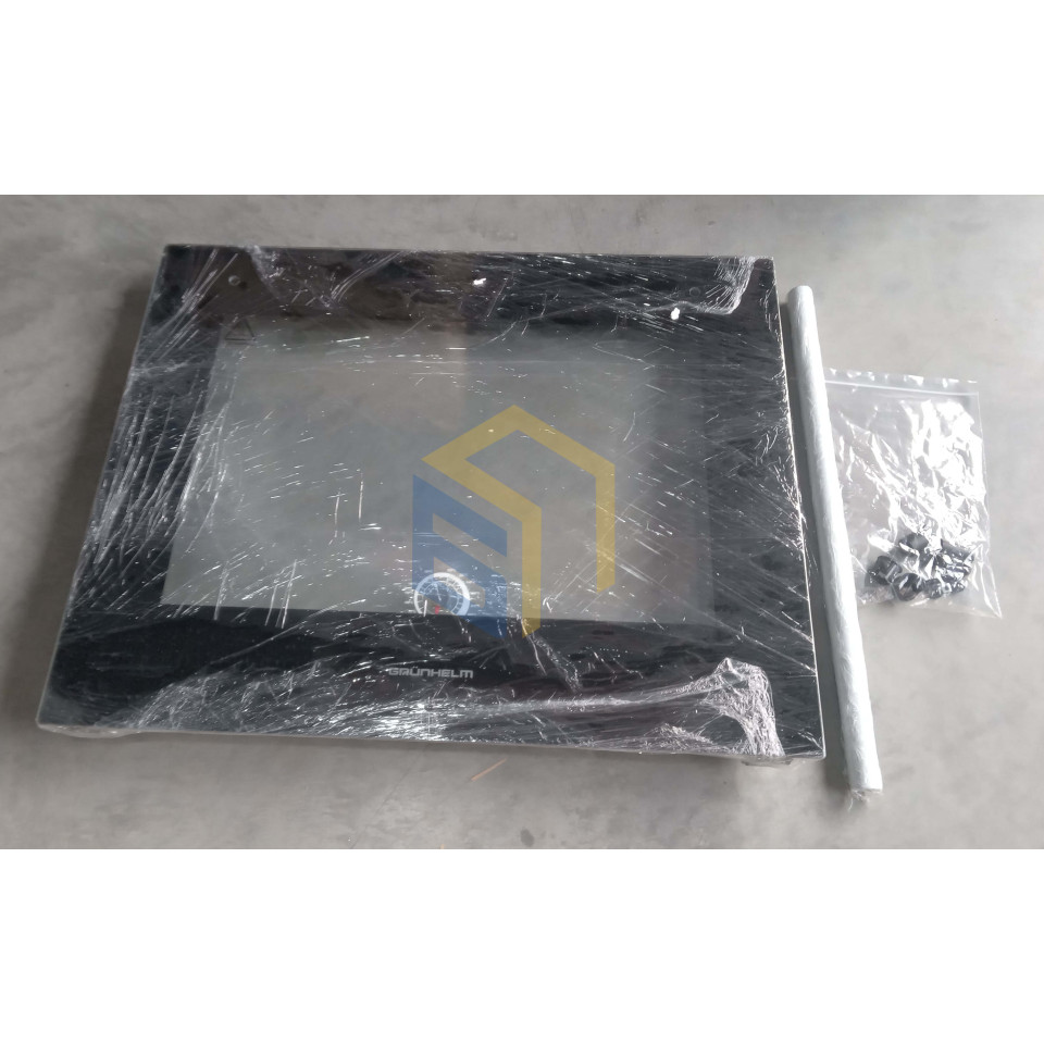 Двері духовки в зборі плити газової Grunhelm G4FG6612W-0 (145487)