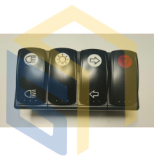 Пластикова панель приладів Мінітрактора RD-244 Forte (146454) 