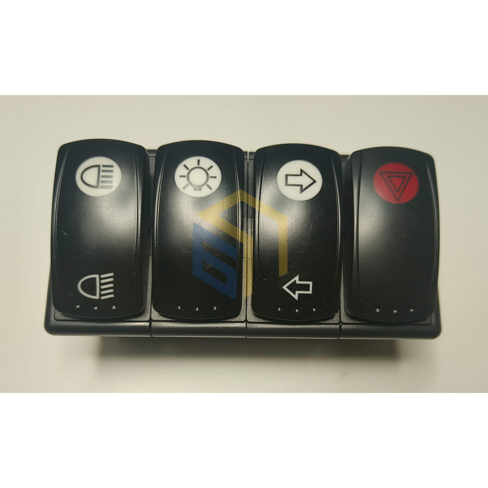 Пластикова панель приладів Мінітрактора RD-244 Forte (146454) 