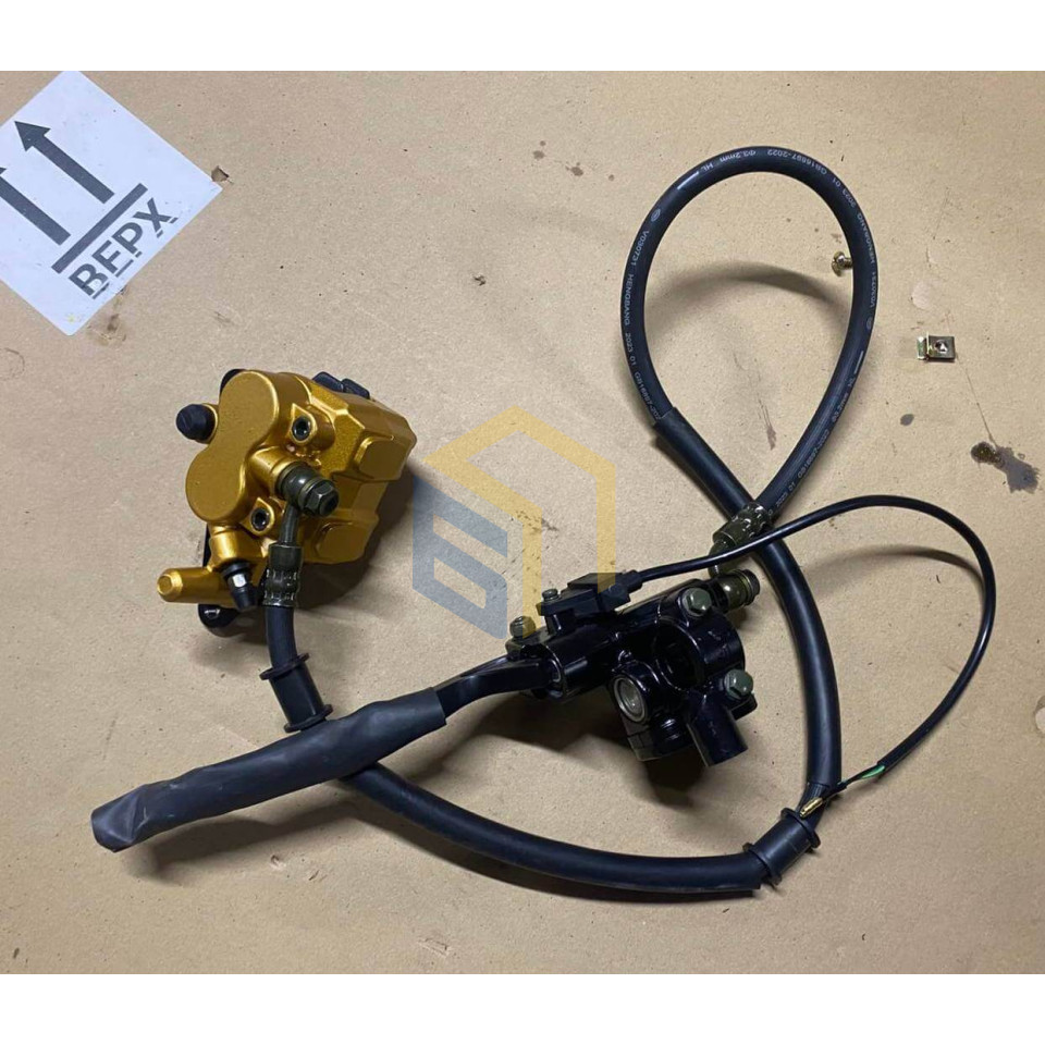 Важіль гальм передній в зборі (машинка) мотоцикла Forte FT125-FA2 (147886)