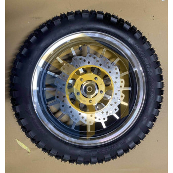 Колесо переднє в зборі з тормозним диском мотоцикла Forte FT125-FA2 (147894)