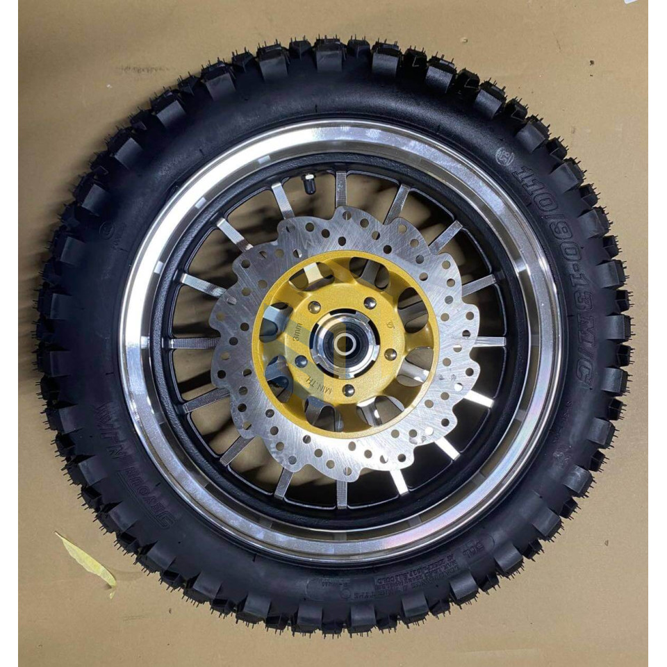 Колесо переднє в зборі з тормозним диском мотоцикла Forte FT125-FA2 (147894)