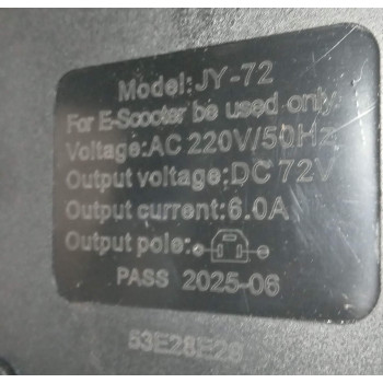 Зарядний пристрій 72V6A електроскутера FORTE Т4 (148623)