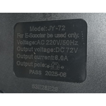 Зарядний пристрій 72V6A електроскутера FORTE T11 (148667)