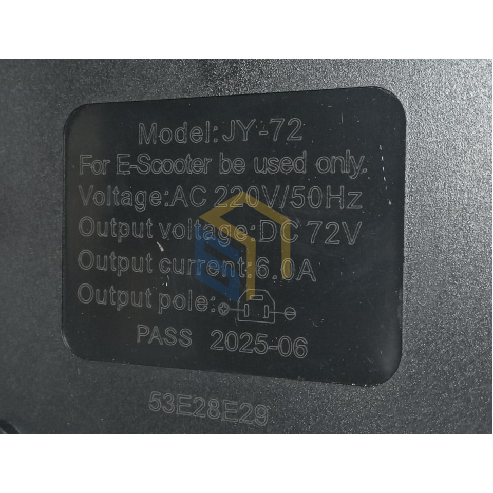 Зарядний пристрій 72V6A електроскутера FORTE T11 (148667)