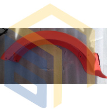 Крило заднього колеса червоне електроскутера FORTE LUCKY-WS350, LUCKY-WS500 (149985)