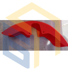 Крило переднього колеса червоне електроскутера FORTE LUCKY-WS350, LUCKY-WS500 (149986)