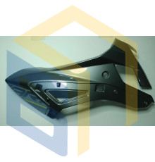 Права кришка паливного бака (сіра) мотоцикла ZONSEN CARRERA 250,300 (152063)