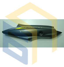 Ліва кришка корпусу (сіра) мотоцикла ZONSEN CARRERA 250,300 (152065)