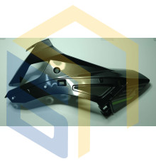 Ліва накладка паливного бака (чорна) мотоцикла ZONSEN CARRERA 250,300 (152070, 152071, 152073)