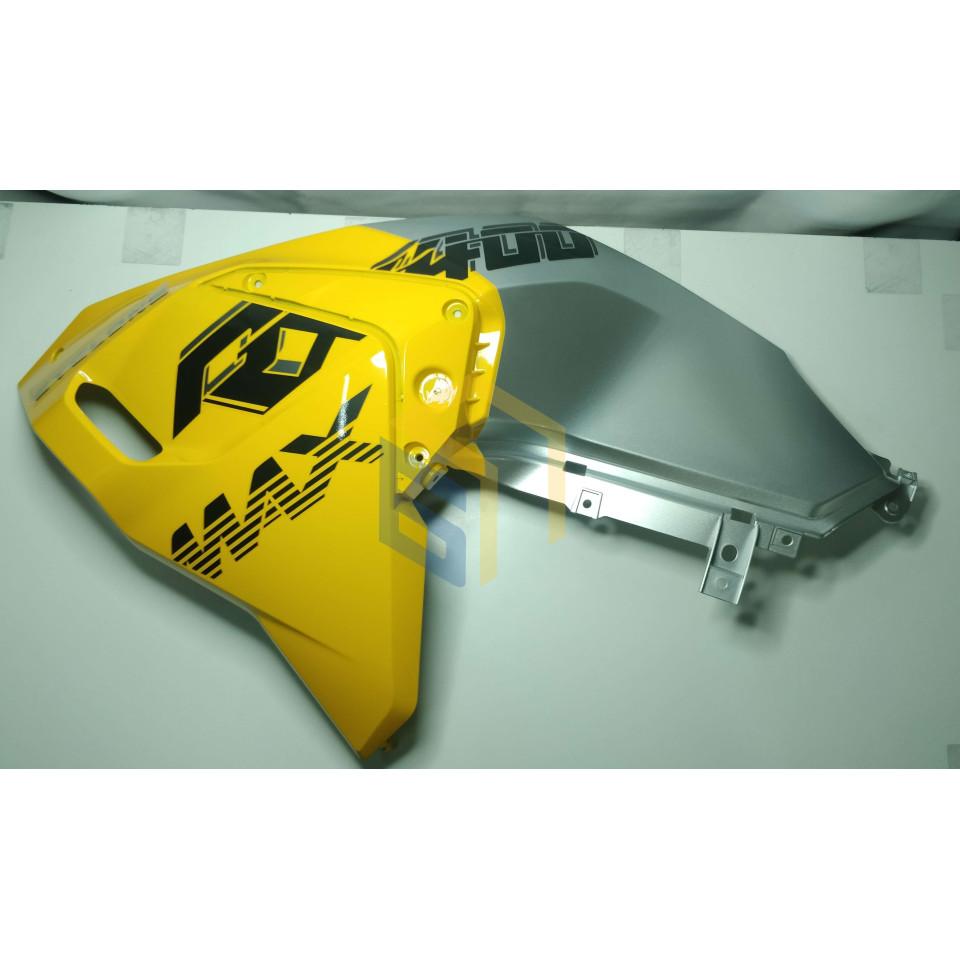 Ліва захисна панель паливного бака (жовта) мотоцикла CYCLONE RX401 (152084)