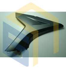 Права бічна кришка (сіра) мотоцикла ZONSEN BATTLO 5R (152091, 152092)