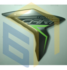 Ліва захисна панель (зелена) мотоцикла ZONSEN CARRERA 250,300 (152093)
