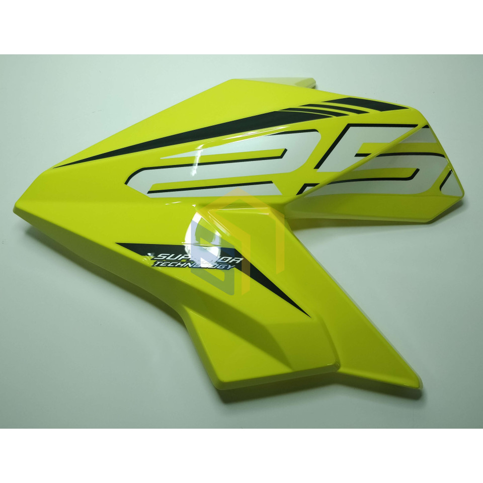 Ліва декоративна кришка бака (зелена) мотоцикла ZONSEN BATTLO 5R (152111)