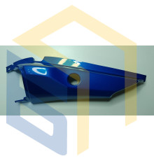 Ліва задня кришка корпуса (синя) мотоцикла CYCLONE RX3 (152128)