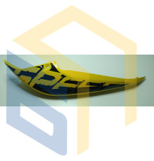 Права обшивка паливного бака (жовта) мотоцикла CYCLONE RX3 (152141)