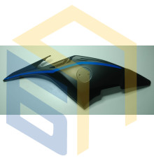 Ліва декоративна кришка бака (синя) мотоцикла CYCLONE RX3 (152145)