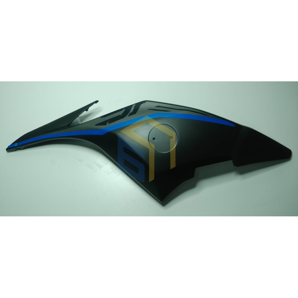Ліва декоративна кришка бака (синя) мотоцикла CYCLONE RX3 (152145)
