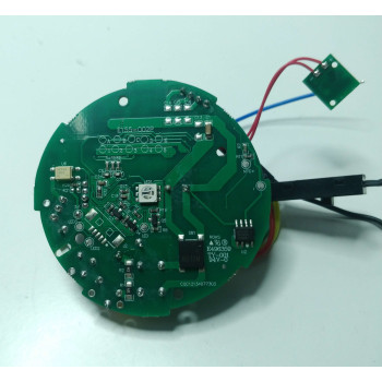 Плата управління в зборі (плата, перемикачі, підсвітка) фена Grunhelm GHD-280 (152843)