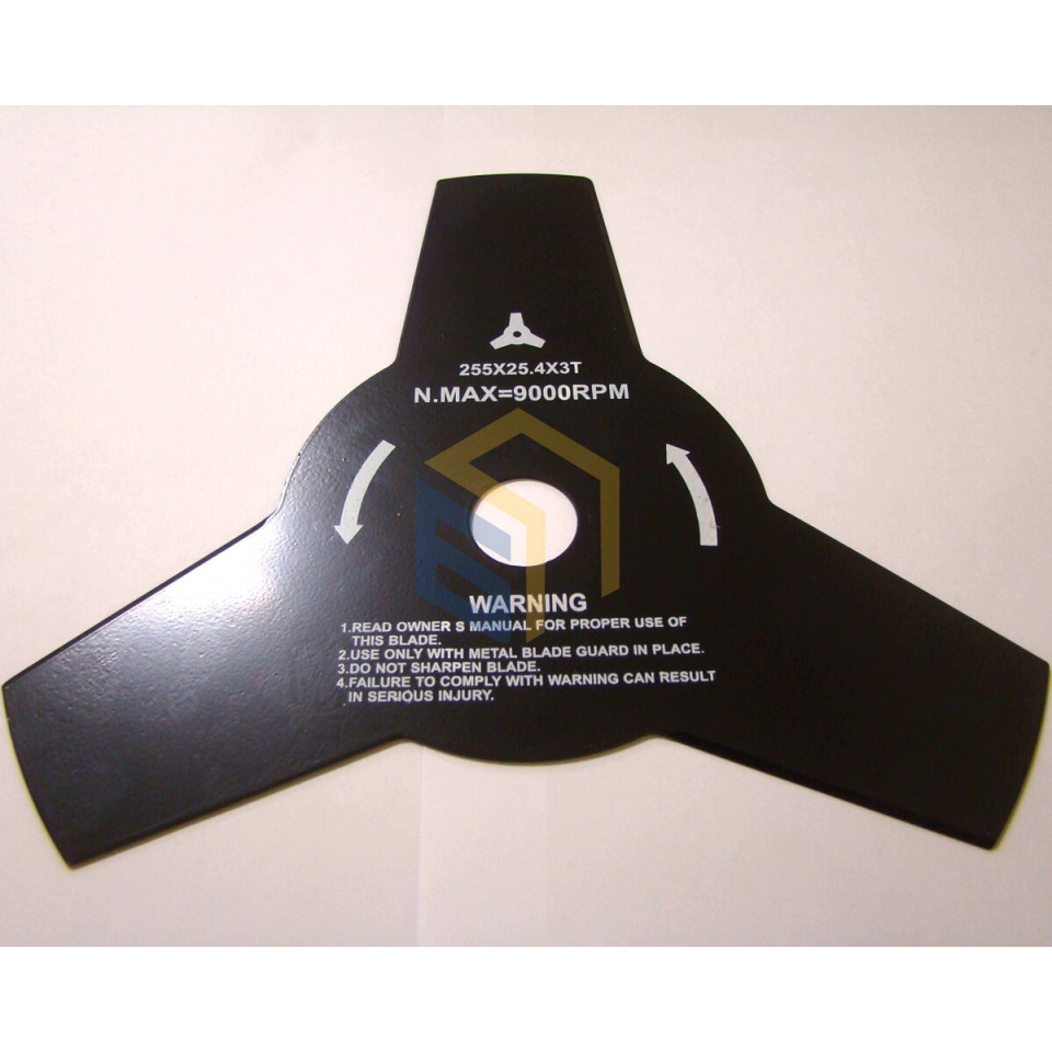 Нож трехлепестковый мотокосы Forte БMK-2350, БMK-1743, MK-430, MK-500 (30717)