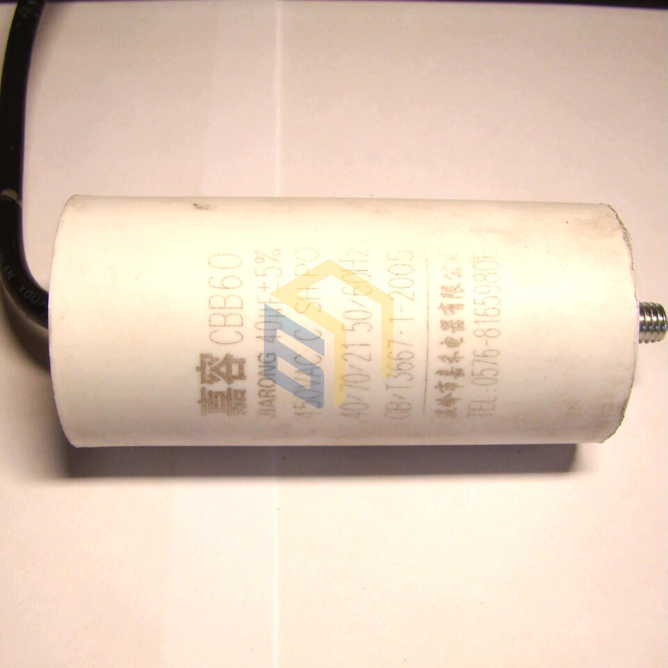 Конденсатор (40 Мкф) компрессора воздушного Forte NC-24-10 (35555)